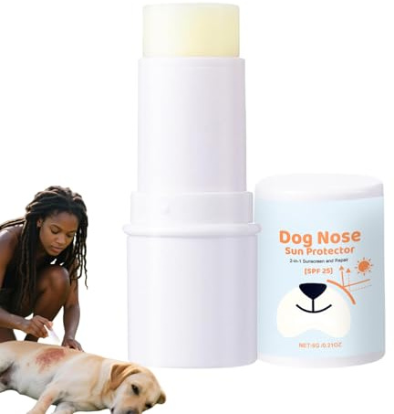 Sonnencreme für Hunde – Feuchtigkeitsspendender SoIar Schutzbalsam 2,8 x 6,4 cm | Feuchtigkeitsspendend für die Haut mit breitem | Tragbarer Sonnenschutz für Haustiere für Hunde ga