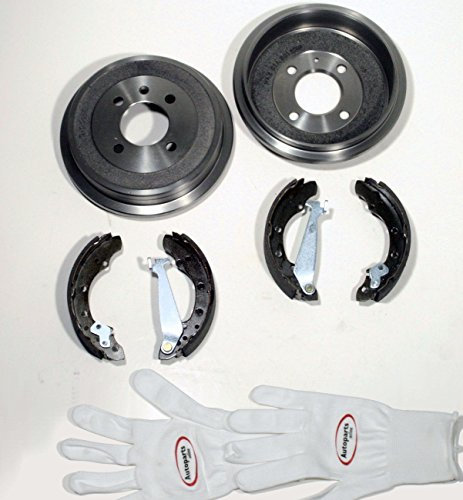 Autoparts-Online Set 60002105 Bremstrommel Bremsen Set hinten