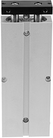 Cilindro de doble efecto, cilindro de aleación de aluminio de doble efecto de doble fase, 18,6 x 6,3 x 2,5 cm