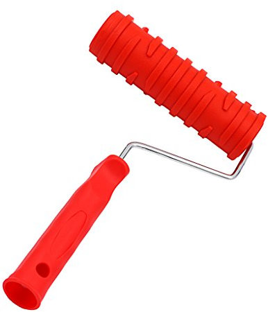 Fenteer 7 Inch Embossed Textured Roller Paint Rolls for DIY Wall Embellishment, A, 7 Inch