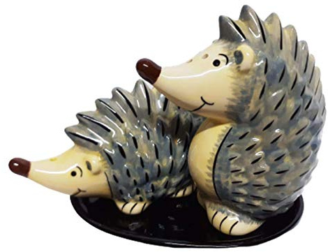 Sel Poivre Mélange Ensemble Motif animaux hérisson cadeau table cuisine/maison ceramique 3 pieces