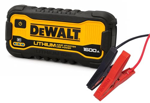 DeWalt DXAELJ16 1600 Peak Amp Jump Starter Battery Booster with USB Power Station