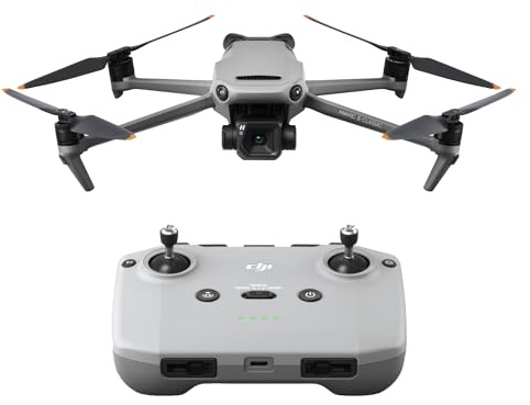 DJI Mavic 3 Classic – Drone avec caméra, caméra 4/3 CMOS Hasselblad, radiocommande DJI RC-N1, vidéo HD 5,1K, temps de vol de 46 min., détection d’obstacles, plage de transmission optimale de 15 km