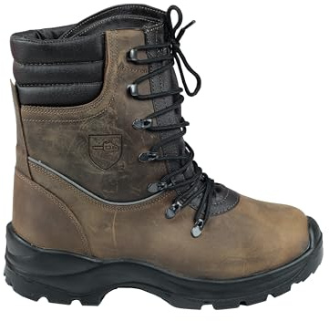 Ratioparts Mixte Ecoline Bottes de sécurité Anti-coupures Classe 2 Marron Taille 47 forestières