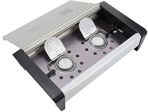 OQHAIR Buffet Server Food Warmer Tray: Candle Heating Chafing Furnace Dish Buffet Chafer Food Pan Fuel Holder for Wedding Party Banquet Catering Events Entertaining Holiday