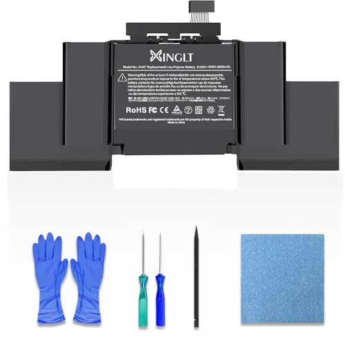 XINGLT A1417 A1398 Battery Replacement Laptop for 15 inch MacBook Pro A1398 Battery A1417(Mid 2012, Early 2013) EMC 2512, EMC 2673