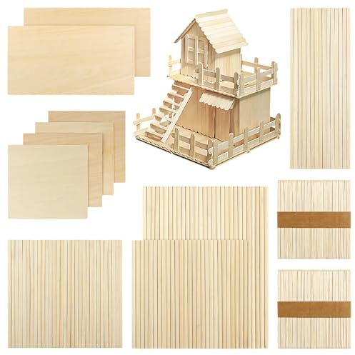 DOITEM Sticks naturliga träpinnar