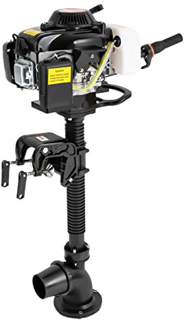 4,0 PS Außenbordmotor, 55cc 4 Takt Viertakt Außenbordmotoren, Bootsmotor mit CDI Windkühlung, mit Werkzeugkasten, Für Fischerboote und Schnellboote