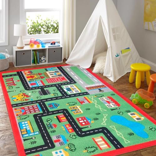 FB FunkyBuys Interactive Playmat Engaging, Durable & Educational Soft Carpet For Creative Toddler Play In Classroom, Nursery, Or Bedroom Non-Slip Play Mat