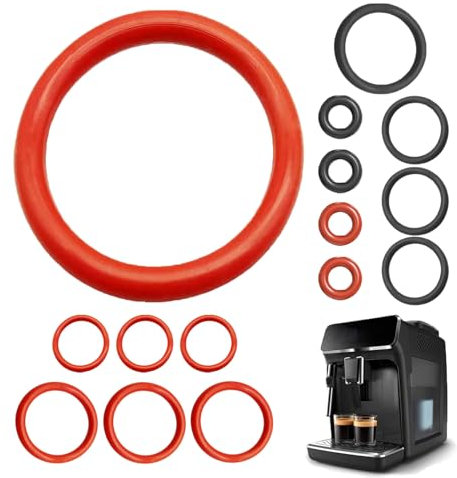 15 Stück O-ringe Dichtung für Philips Kaffeevollautomat Ersatzteile,Wartungssatz Ring Silikon Dichtungsringe Brühgruppe Auslaufventil kompatibel Saeco Latte Kaffeemaschinen Dichtungsteile (15)