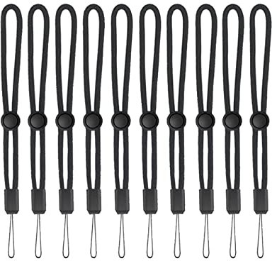 SAKURRDD 10 Teile/los Paracord Lanyard Handgelenk Schlüsselband mit Druckknopf for Handy Auto Hausschlüssel Verhindern Verlust Schlinge for den Einsatz im Freien/465