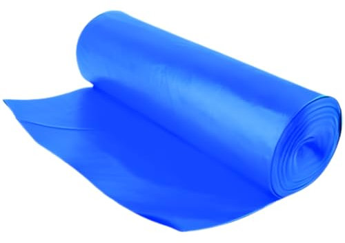 SANJOMA Bolsas Basura 30L | Ideal Para Cocina y Jardín, Alta Durabilidad y Resistencia | Bolsas Basura Grandes, Color Azul, Rollo de 25 Unid. | Caja De 50 Rollos De Bolsas De Basura 52 x 60 cm