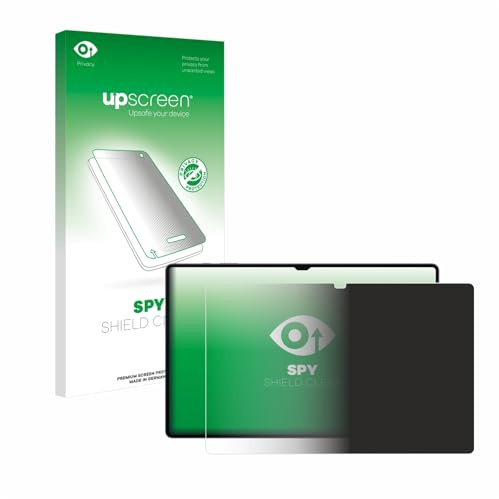 upscreen Blickschutzfolie für Samsung Galaxy Tab S10 Ultra 5G | Anti-Spy Displayschutz Made in Germany Privacy Screen Protector Sichtschutz Blaulichtfilter Klare Folie