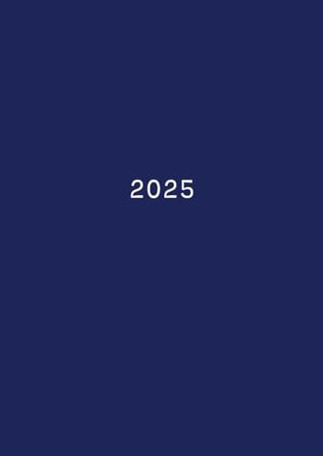2025: A4 Tagesplaner mit Uhrzeit | 1 Tag auf 1 Seite mit Zeiteinteilung | Kalenderbuch Planer | Terminkalender Zeit Timer | Terminplaner, Buchkalender, Reservierungsbuch | Einfach Blau