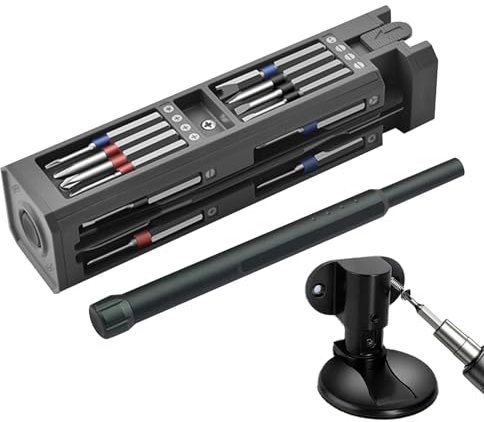 Jiimhte Set di cacciaviti di precisione, kit di cacciaviti per componenti elettronici,Strumento di riparazione cordless per cacciavite di precisione | Strumenti portatili per cacciaviti per