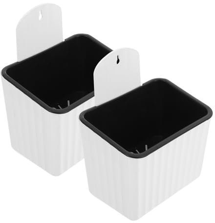 TOYANDONA 2pièces Jardinière Suspendue à Arrosage Automatique pour Plantes Intérieur Pot De Fleurs Plastique avec Système Irrigation Autonome