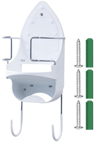 Wall Ironing Board, Ironing Board Holder, Ironing Board Holder, Ironing Board Hook, Space-Saving Ironing Board Door Hanger for Irons with a Width of Maximum 5 Inches
