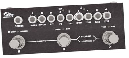 EHJRE Multi Effekt Gitarrenpedal, Hochwertiger Sound, Unterstützt Aufnahmen