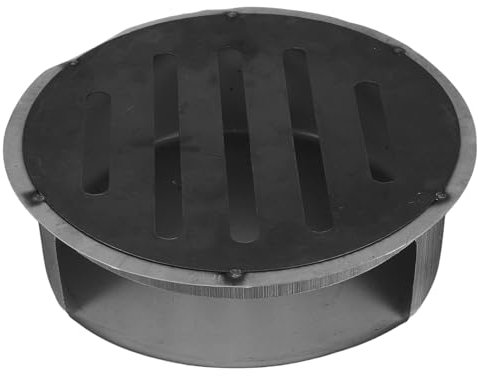 Happyyami Fire Pit Ash Tray and Wood Stove Ash Pan Holder Steel Mesh 26cm Diameter Thickened Base for Outdoor Burning Stove Accessories and Fireplace Use