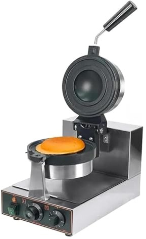 Máquina para hacer gofres，Waffleras， Máquina comercial for hacer hamburguesas, pasteles, paninis, platillos voladores, sándwiches, helados