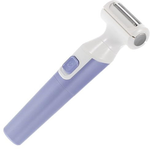 Hohopeti Épilateur Électrique Visage Corps Taille Moyenne Sans Fil Indolore Unisexe Épilation Rapide Pour Usage Personnel Bleu