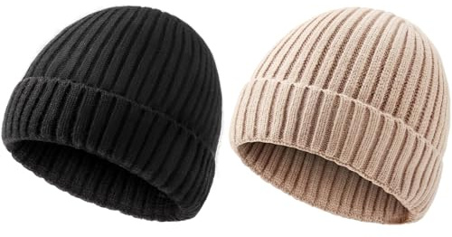 DRESHOW Gorro Bebe Invierno Gorro Lana Niño Sombreros Unisex de Punto Suave para Niños y Niñas Gorros Cálidos para Niños de 3-24 Meses