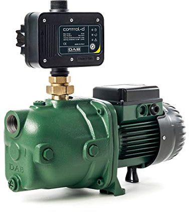 DAB Jet 132 M + DAB Control-D avec Système de protection contre le fonctionnement à sec - Avec câble de raccordement - Système de contrôle des pompes Pompe surpresseur