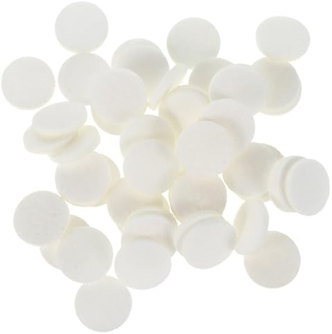 WRITWAA Lot de 50 Feuilles Désodorisantes pour Voiture en Coton Blanc Absorbant Les Huiles Essentielles Désodorisant Naturel et Sain pour Aromathérapie et Usage Automobile Quotidien