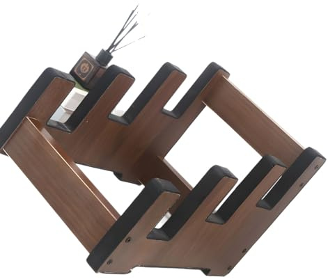 Instrumentenständer, Gitarrenständer, fördert Schaffen von Musik, bietet Platz für 3 Gitarren, leicht zugänglich, Geschenk für Musiker, Holz Design, Gitarrenständer aus Holz