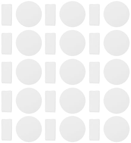 VILLCASE 50 Bandes de Doublure en Papier Sulfurisé Blanc Rond pour Moule à Gâteau, Antiadhésif Odeur, Cuisine et Cuisson de Gâteaux et Pizzas