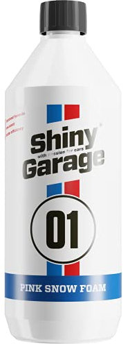 SHINY GARAGE - Snow Foam Auto - Schaumreiniger - Entfernt Salz, Schlamm & Straßenschmutz - Lack-, Felgen- & Wachsschonend - für Hand- & Druckschaumlanzen - Rosa 1l