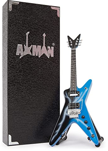 Axman Dimebag Darrell: Dime Slime - Miniature Guitar Replica - Music Gifts - Handmade Ornamental 1/4 Scale - Includes a Display Box, Name Tag and Miniature Guitar Stand