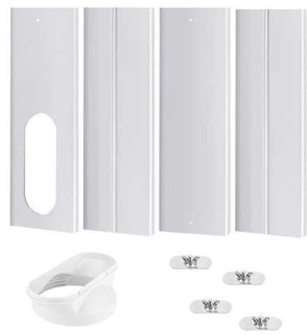 Sliding Window Seal | Mobile Air Conditioner PVC Seal Bracket | Multipurpose Window Vent, Suitable for Portable A/C with 5.9 Hoses