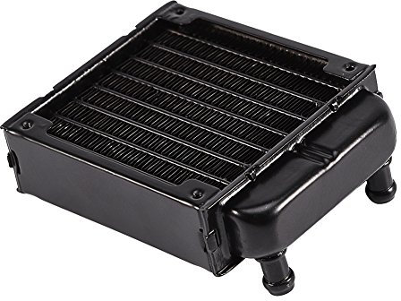 Radiatore in alluminio da 80 mm, dissipatore di calore per raffreddamento ad acqua per computer radiatore in alluminio, scambiatore di calore a sezione di calore rapido per di