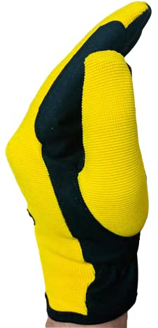 Guanti da Equitazione per Ragazzi per Ragazze e Ragazzi Guanti per Bambini Guanti per Sport all'Aria Aperta per Tutte Le Stagioni Equitazione (8 a 10 Anni, Colore: Giallo)