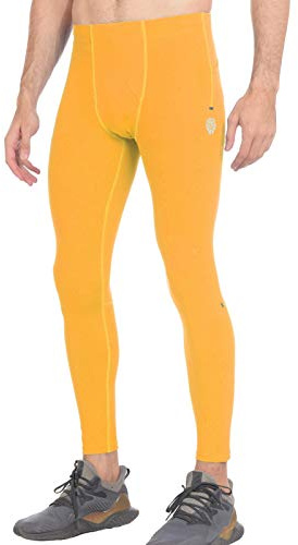 PIQIDIG Men Workout Leggings Cycling Pants - Athletic Sports Running Tights