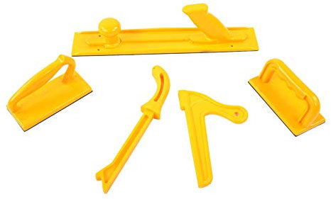 5 pezzi di sicurezza Push Block Stick Set Accessori per seghe tavolo Router per la lavorazione del legno Strumenti tavolo Utilizzare su seghe tavolo Jointers Seghe a nastro Accessorio di rica