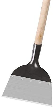 Niktule Cazzuola da Giardino a Testa Piatta, Pala Manuale in Acciaio al Carbonio, Pale per Scavare, Attrezzi manuali da Giardino durevoli per Uomini, Donne, Ideale per piantare in Giardino e Interni