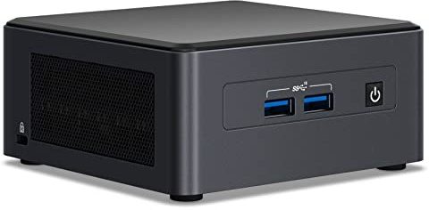 Intel NUC 11 Pro NUC11TNHI7 Mini Desktop/Mini-PC/HTPC, Prozessor Intel Core i7-1165G7 bis zu 4,7 GHz Turbo, 4 Kerne, 8 Threads, Intel Iris Xe Grafik (hoch, 32 GB RAM + 1 T SSD)