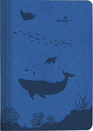 Buchkalender Nature Line Ocean 2024 - Taschen-Kalender A5 - 1 Tag 1 Seite - 416 Seiten - Umwelt-Kalender - mit Hardcover - Alpha Edition