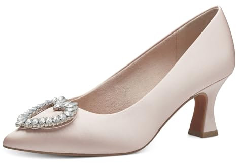 MARCO TOZZI by Guido Maria Kretschmer Damen Pumps Spitz Elegant, Cremefarben (Powder Satin), 40 EU