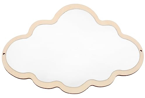 FOMIYES Unregelmäßiger Spiegel, Wolkenspiegel, Kinderspiegel, dekorativer wolkenförmiger Spiegel, Sicherheitsspiegel-Wandaufkleber für Heimhandwerk, Foto-Requisite, Sicherheitsspiegel für Kinder