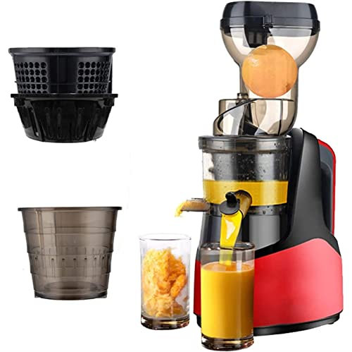 VVHUDA Uicer, Slow Masticating Juicer Extractor with Reverse Function, Cold Press Juicer Machine with Quiet Motor, Juice Jug and Brush for High Nutrie small gift