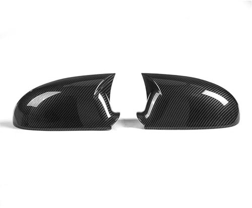 Spiegelkappen Seitenspiegelkappen Rückspiegel Abdeckung Flügel Spiegel Kappen Fall Horn Fit Für Für Golf Für MK5 Für GTI 2003-2009 Für Jetta 5 Für Passat Für B6 Für B5.5 Seitenspiegelkappen
