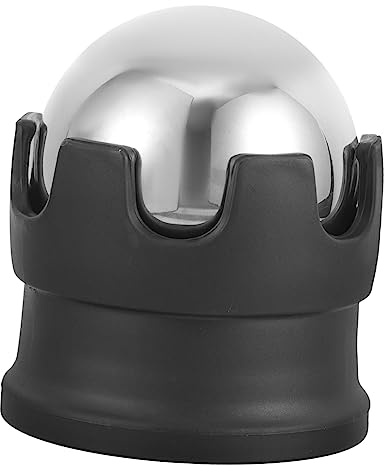 Edelstahl Massageball mit Kalt und Warmfunktion für Muskelentspannung | Handliches Design aus Metall und Kunststoff, Abnehmbar, für Fitness, Rücken, Füße, Schulter und Nacken