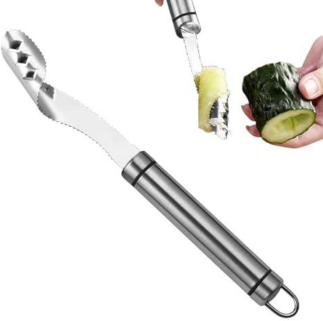 Chili Entkerner Edelstahl, Chili Samenentferner, Pfefferentkerner Mit Scharfer Kante Gadget, Kernentkerner Für Jalapenos, Chilis, Paprika, Zucchini Gurkenentkerner
