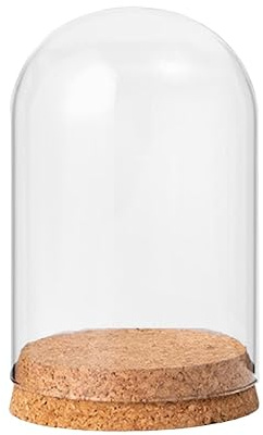 Cloche en verre pour bureau, mariage, maison, 8 x 10 cm, 8 x 10 cm