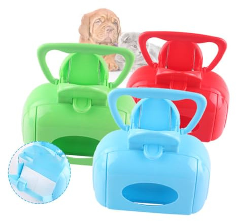 GALPADA Pala Raccogli Escrementi per Cani e Gatti in Plastica Blu