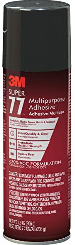 3M Super 77 Medium Strength Synthetic Polymer Adhesive 7.3 oz.