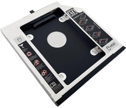 2ème Disque Dur SSD Disque Dur Caddy Adaptateur pour Lenovo ThinkPad R400 R500 T420 T420i T430 T430i T510 T510i T520 T520i T530 T530i W510 W520 W530 W700 W700ds W701 W701ds